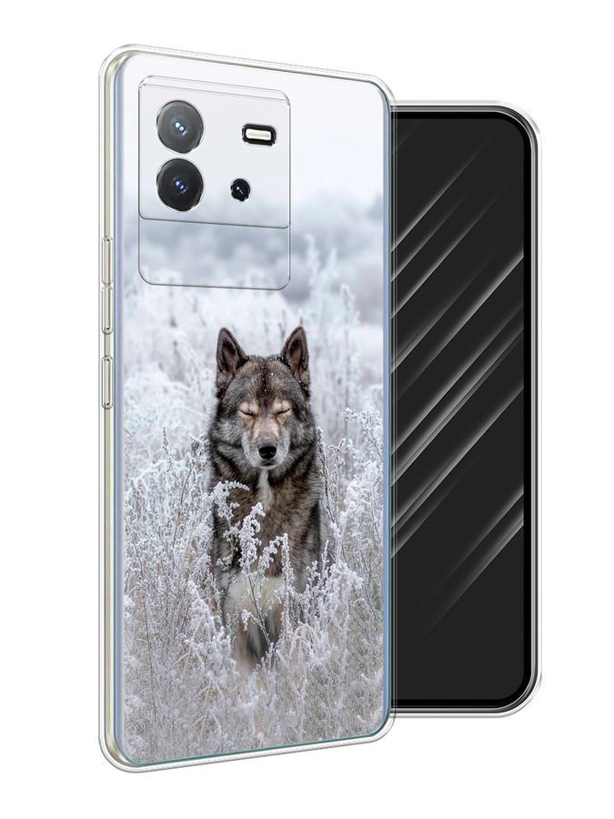 

Чехол Awog на Vivo T2 4G "Волк в поле", Белый;черный, 269550-1