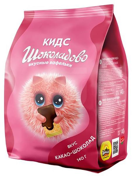 

Вафли Шоколадово какао-шоколадные 140 г