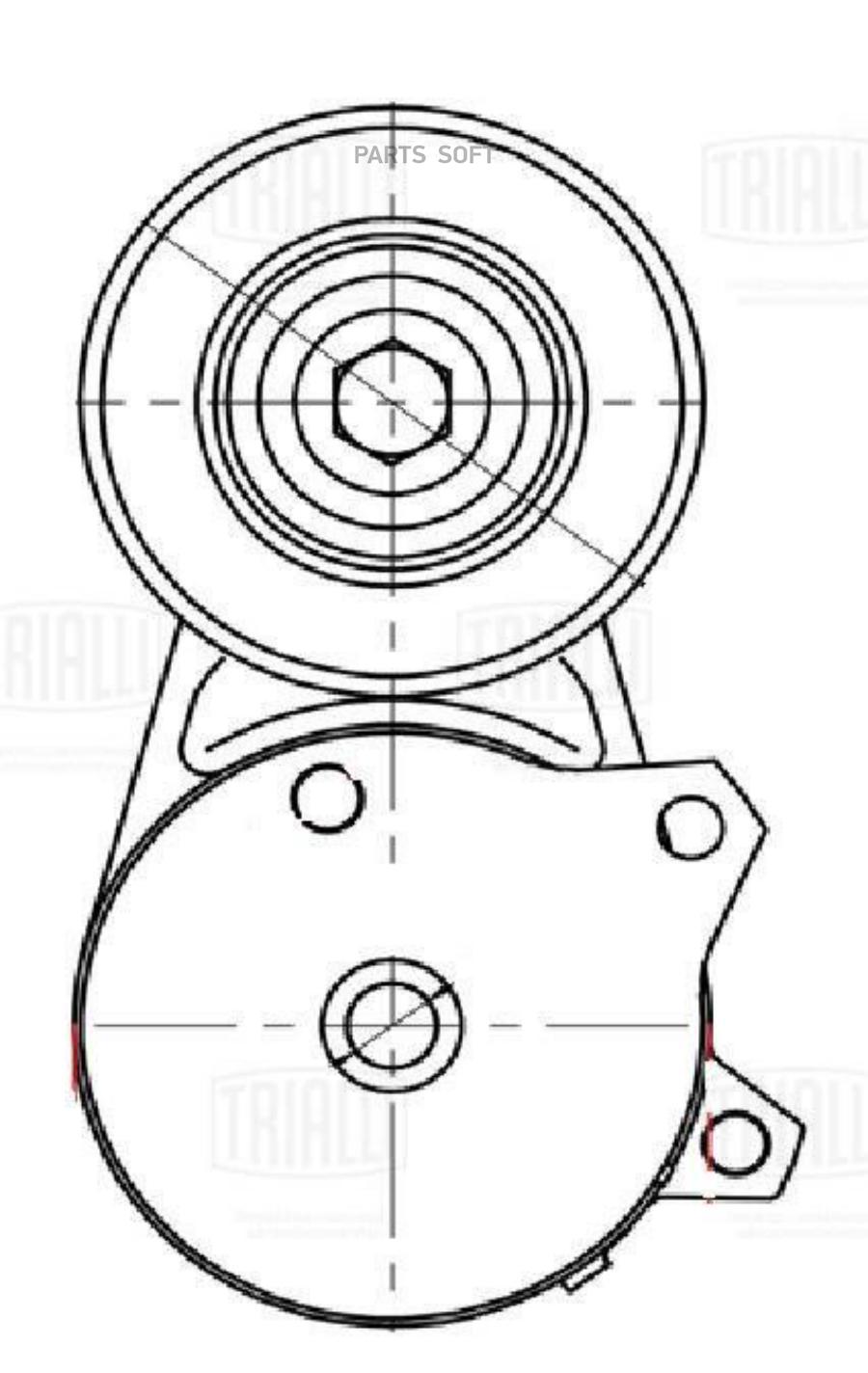 

Ролик привод. ремня для а/м Nissan Juke (10-) 1.6T (с натяж. мех.) (CM