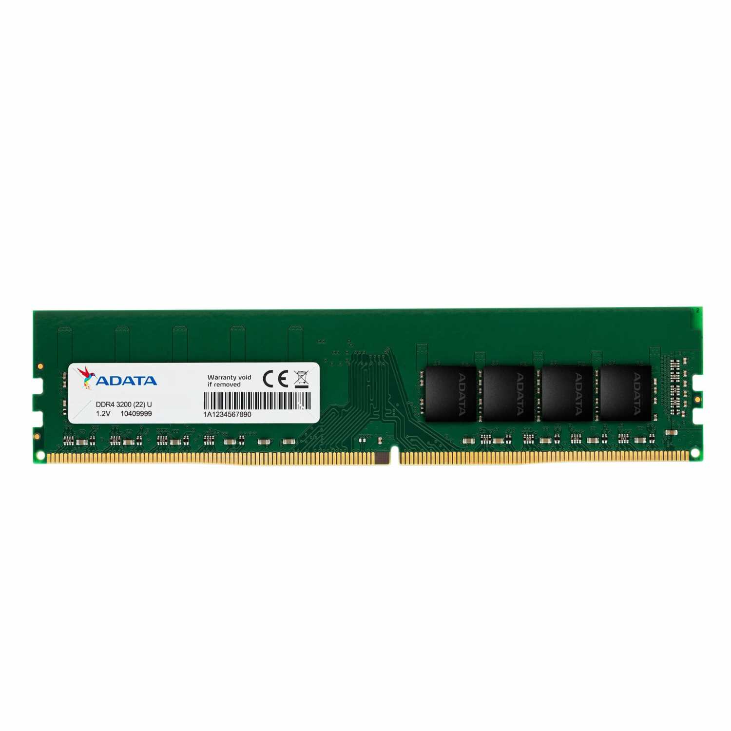

Модуль памяти ADATA 8GB DDR4 3200 U-DIMM Premier AD4U32008G22-SGN, CL22, 1.2V, Bulk