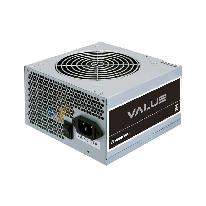 

Chieftec Value 400W ATX, 80PLUS WHITE, OEM, Серебристый