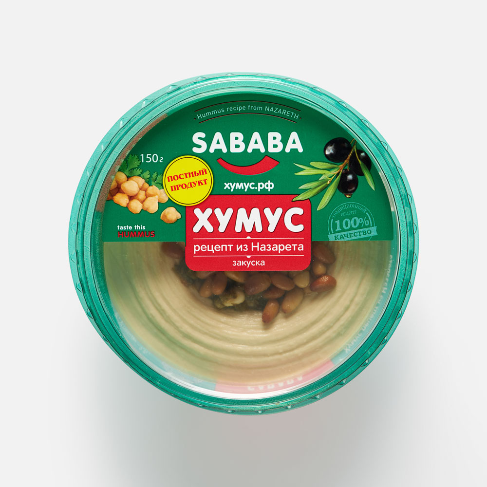

Хумус Sababa Рецепт из Назарета 150 г