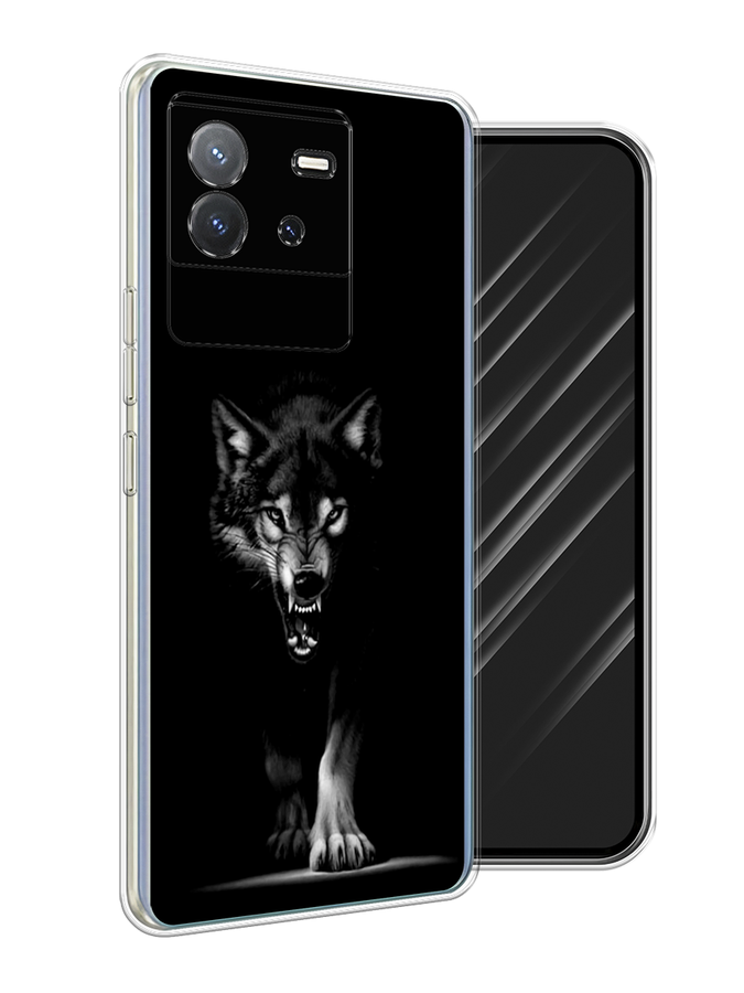 

Чехол Awog на Vivo T2 4G "Волк выходит из ночи", Серый;черный;белый, 269550-1