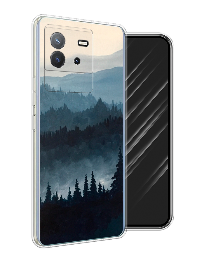 

Чехол Awog на Vivo T2 4G "Туманные горы", Бежевый;серый;черный, 269550-1