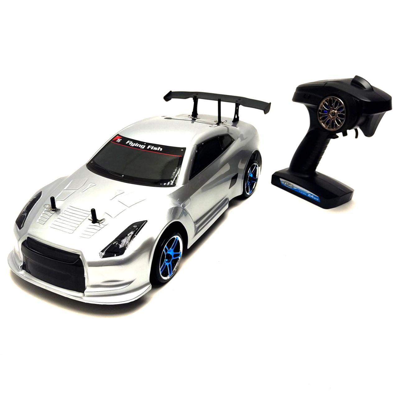 

Радиоуправляемый автомобиль для дрифта HSP Flying Fish 1 1:10 4WD 2.4G 94123 GTR 04, 94123/GTR 04
