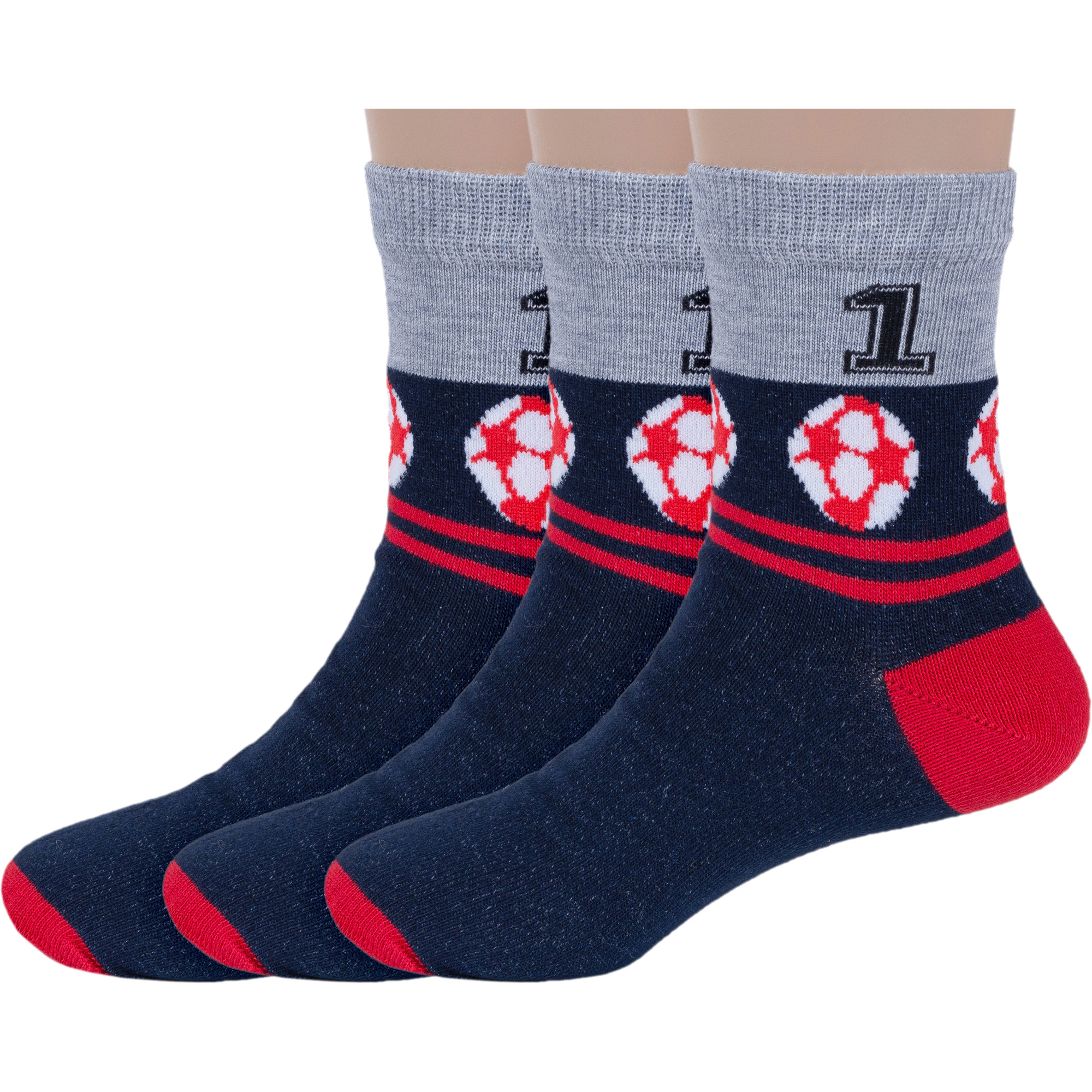 

Носки детские Rusocks 3-Д-31348, рис 03, сине-красные, 16-18, Синий, 3-Д-31348