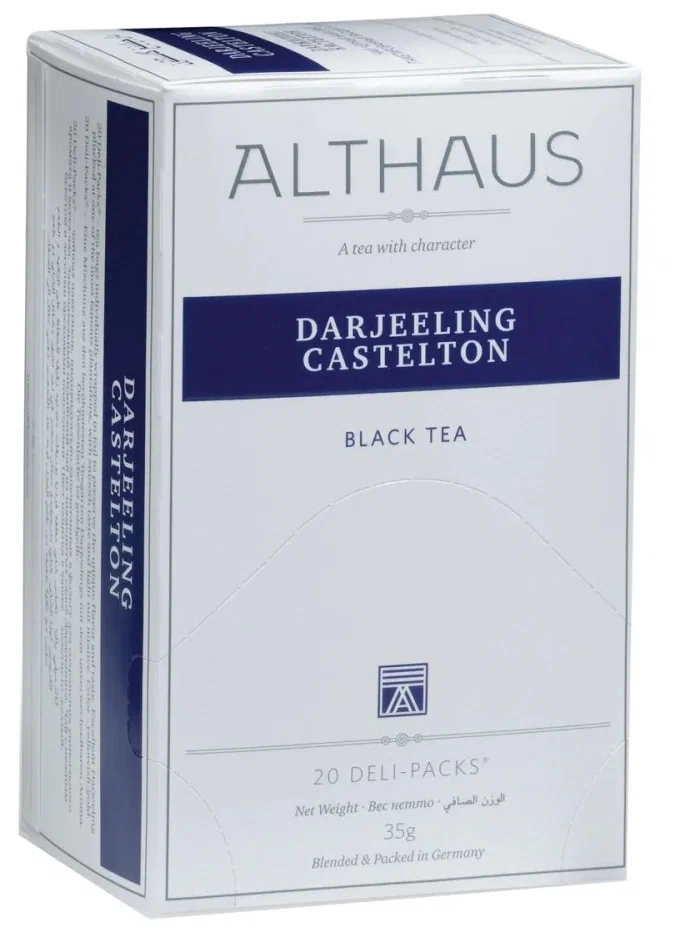 Чай Althaus в пакетиках Darjeeling Castelton 20 шт