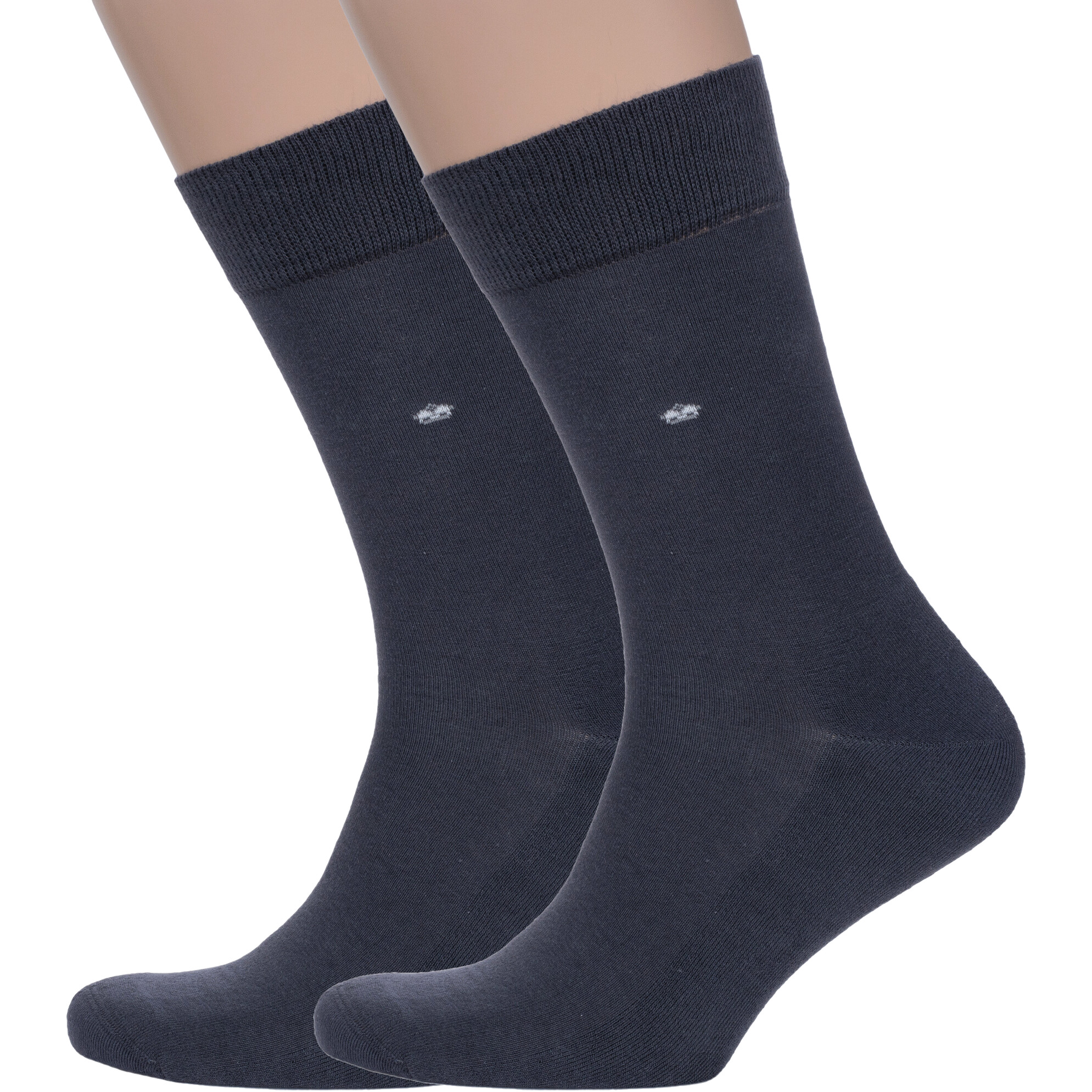 

Комплект носков мужских Rusocks 2-М-195 серых 25, Серый, 2-М-195