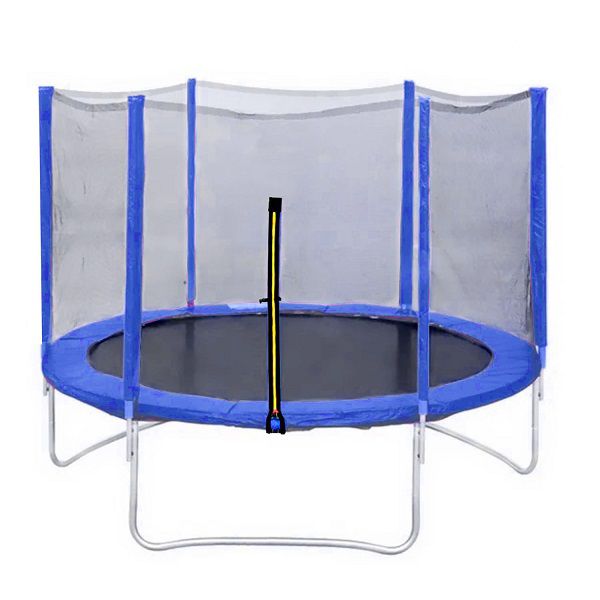 

Батут DFC Trampoline Fitness с сеткой 488 см, синий, Trampoline Fitness