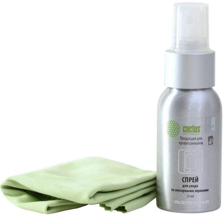 Чистящий набор для экранов и оптики Cactus CSP-S3001AL