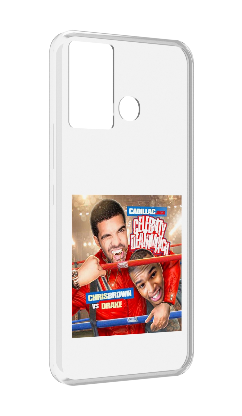 

Чехол MyPads Drake & Chris Brown - Celebrity Deathmatch для Infinix Hot 12 Play, Прозрачный, Tocco