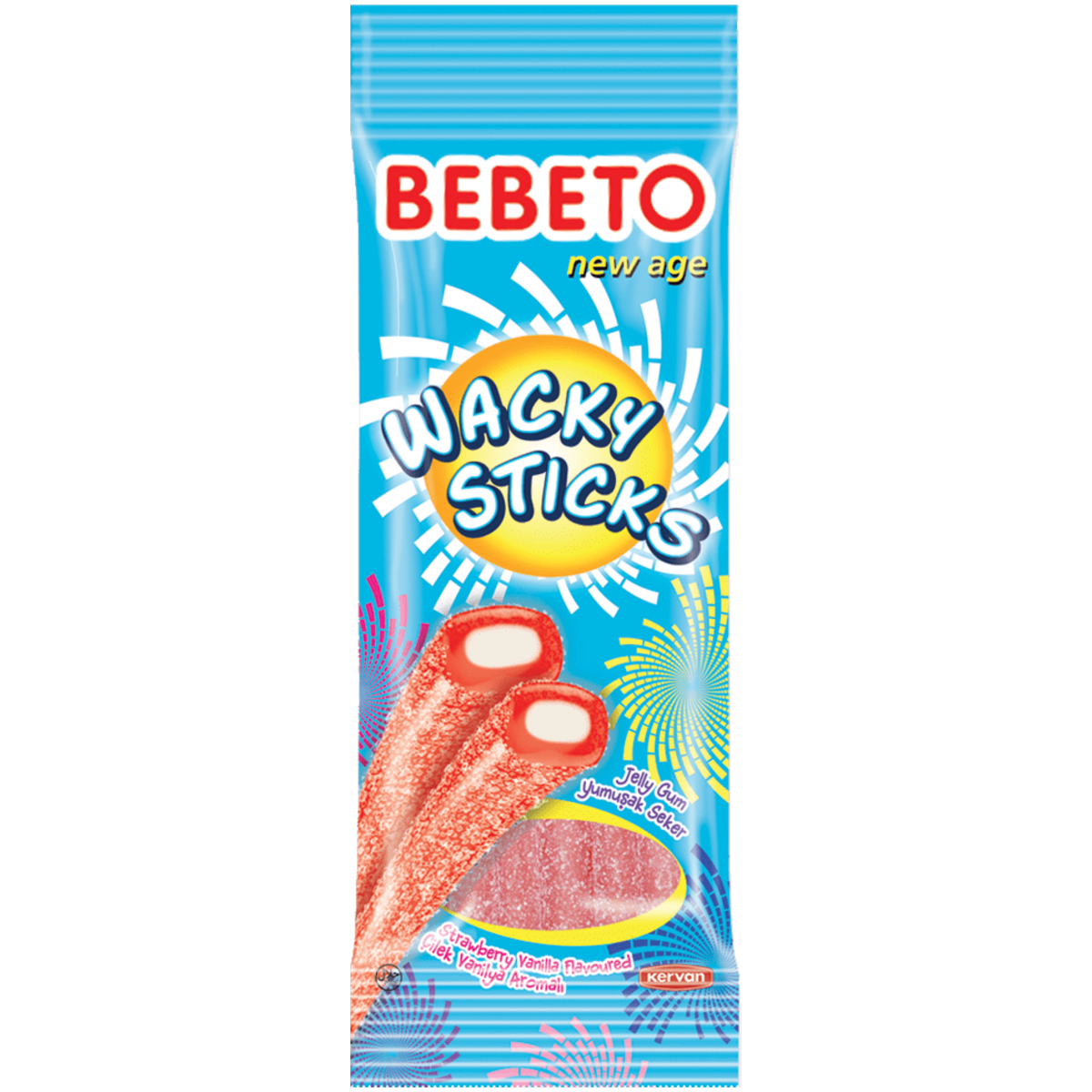 Мармелад жевательный Bebeto Wacky Sticks 75 г