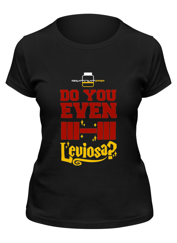 фото Футболка женская printio фитпит.рф - спортивное питание черная s