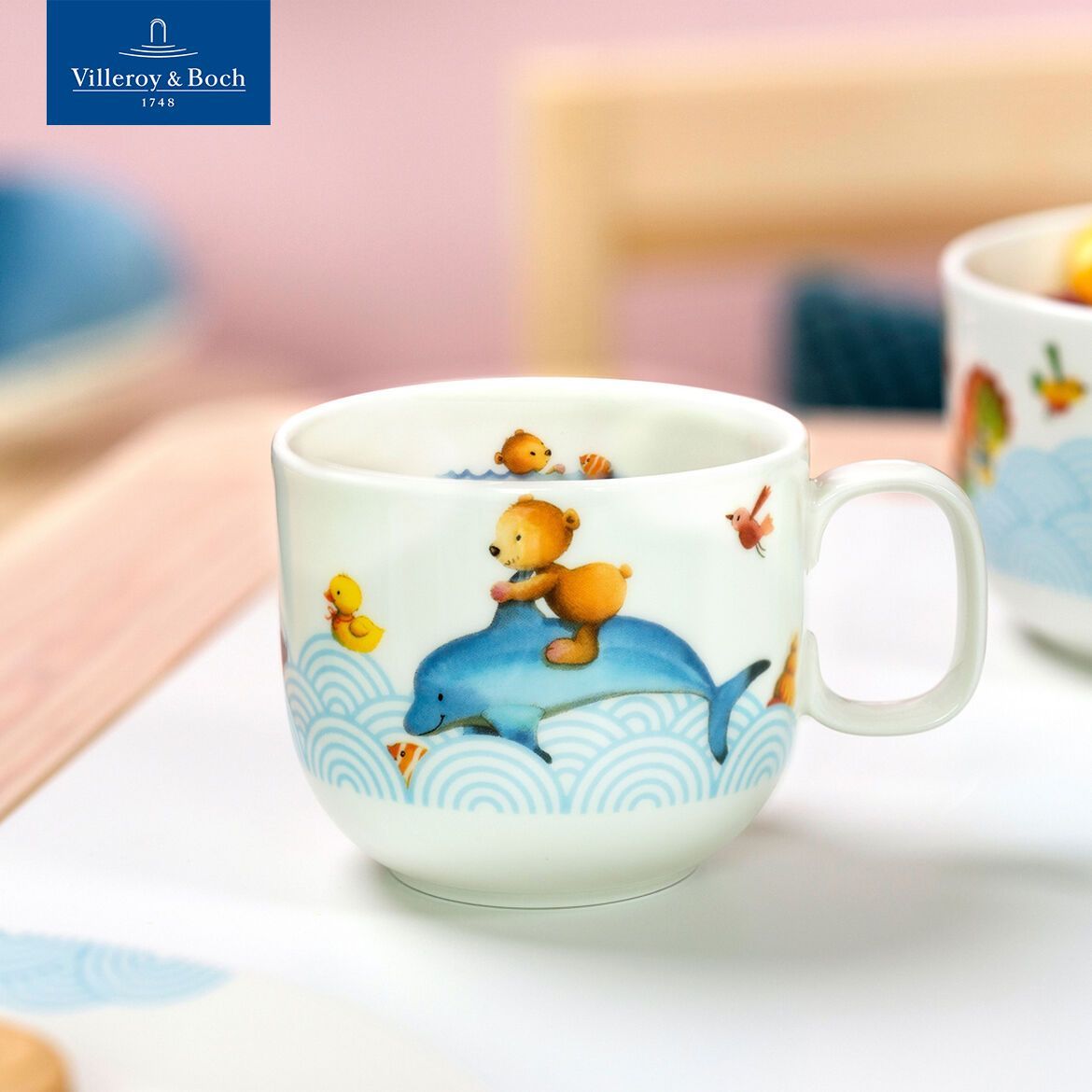 Кружка детская Happy Bear 170 мл Villeroy Boch Премиум-Фарфор 1735₽