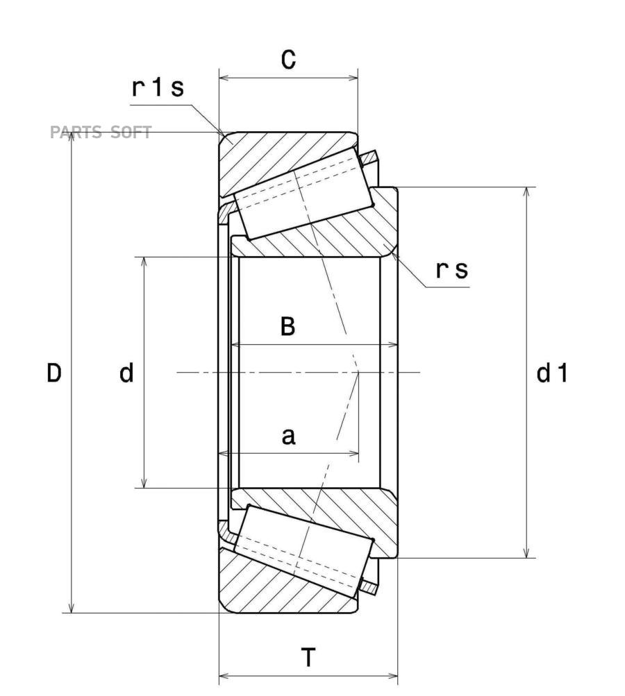 Подшипник Ступицы Nsk арт. HR32206J