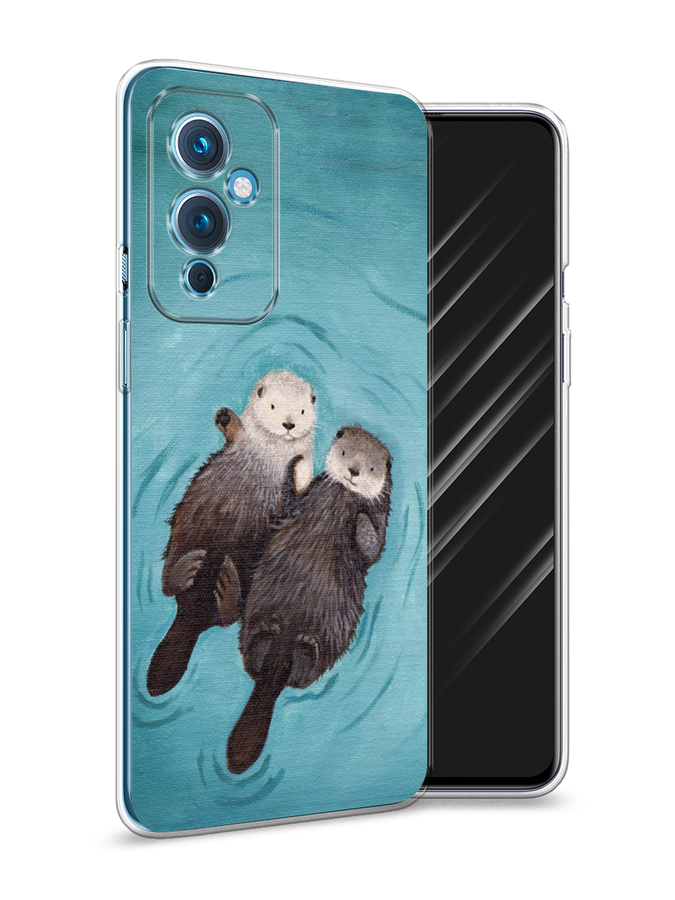 

Чехол Awog на OnePlus 9 LE2110 / ВанПлас 9 LE2110 "Парочка бобров", Разноцветный, 152750-10
