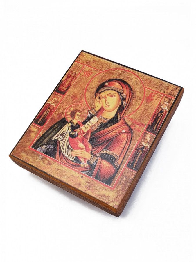 

Икона Утоли моя печали, под старину, 20х24 см