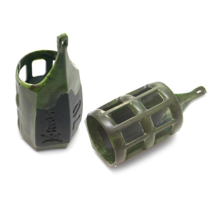 

Груз-кормушка пластиковая X-FEEDER PL CAMO CAGE M, цвет камо, 60 г, 40 мл, Зеленый