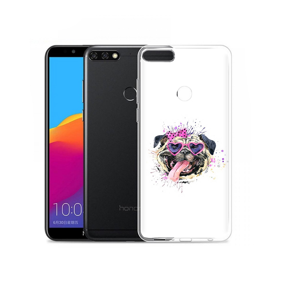 

Чехол MyPads Tocco для Honor 7C Pro Веселая собака (PT113786.47.43), Прозрачный, Tocco