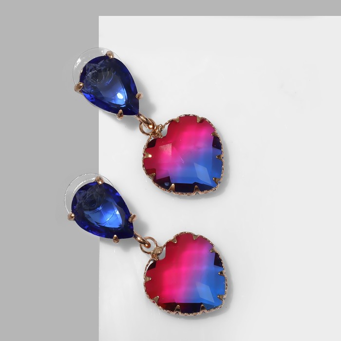

Серьги из металла Queen Fair 9690848, стекло, 9690848
