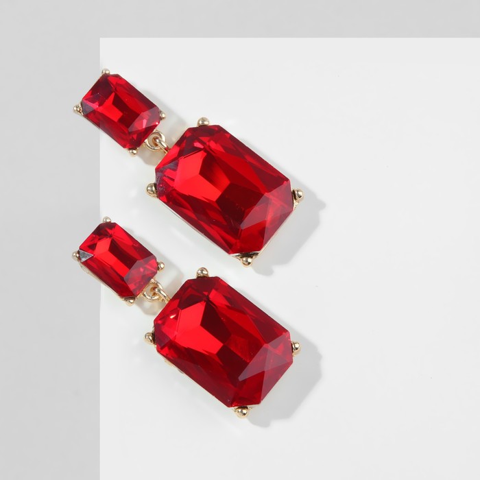 

Серьги из металла Queen Fair 9691659, стекло, 9691659