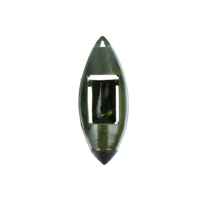 Груз-кормушка пластиковая X-FEEDER PL CAMO BULLET WINDOW S, цвет камо, 50 г, 25 мл