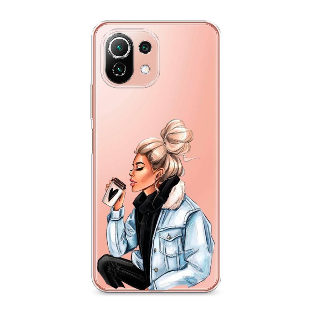 

Чехол Awog на Xiaomi Mi 11 Lite/5G NE "Cute girl", Разноцветный, 311750-7