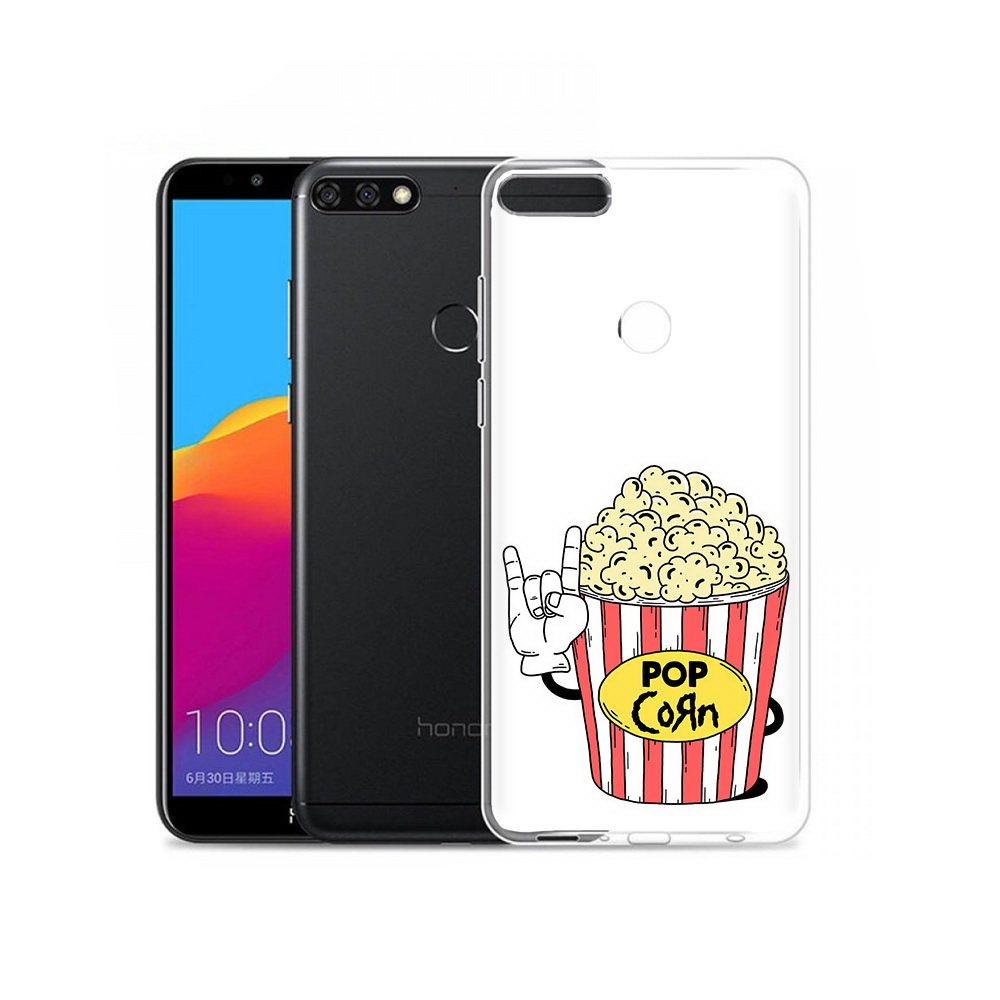 

Чехол MyPads Tocco для Honor 7C Pro крутой попкорн (PT113786.47.427), Прозрачный, Tocco
