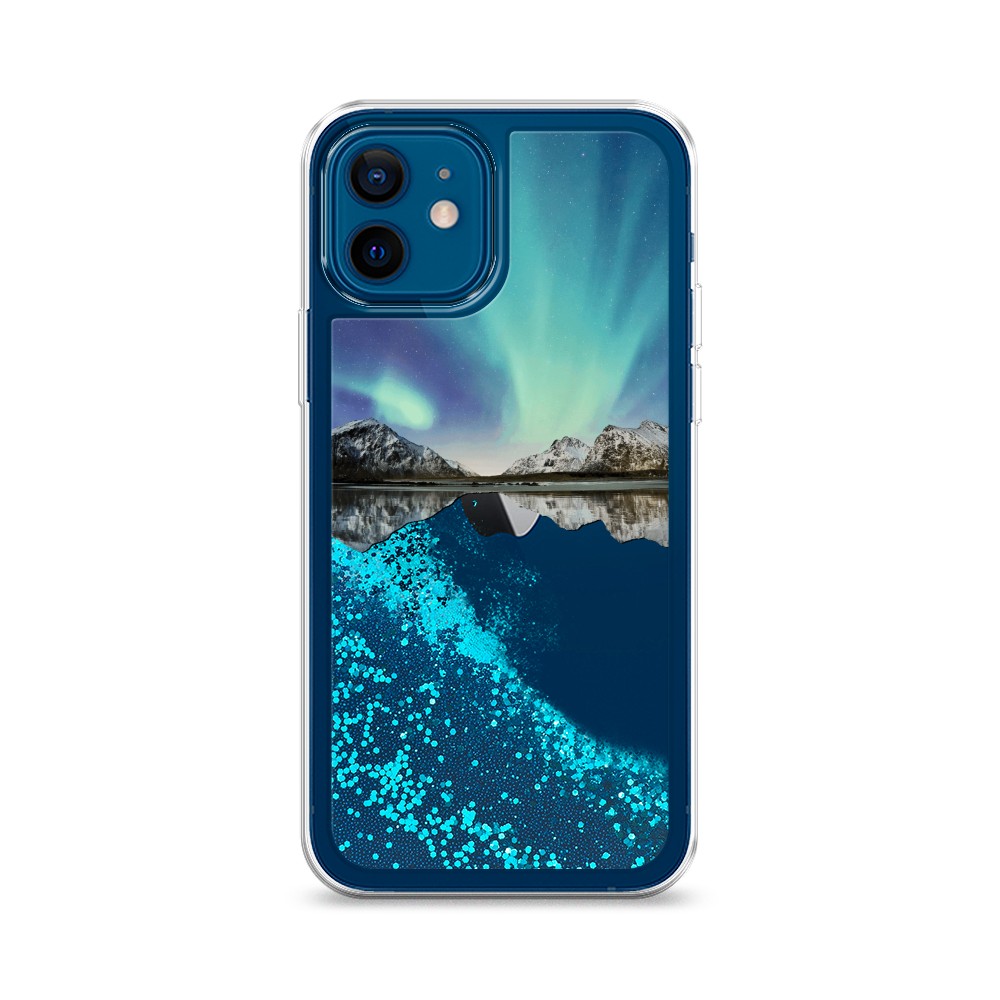 

Чехол Awog на Apple iPhone 12 / Айфон 12 "Горное озеро и сияние", Разноцветный, 12593-1