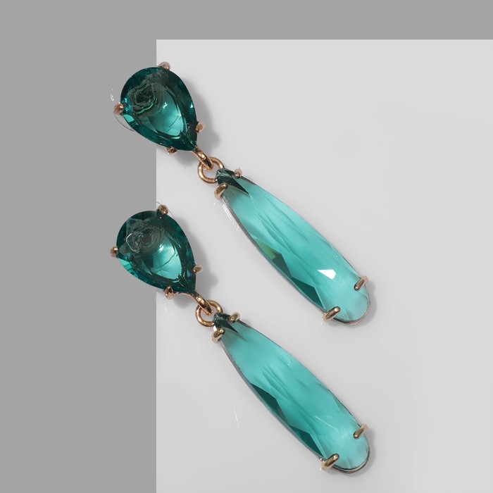 

Серьги из металла Queen Fair 9690852, стекло, 9690852