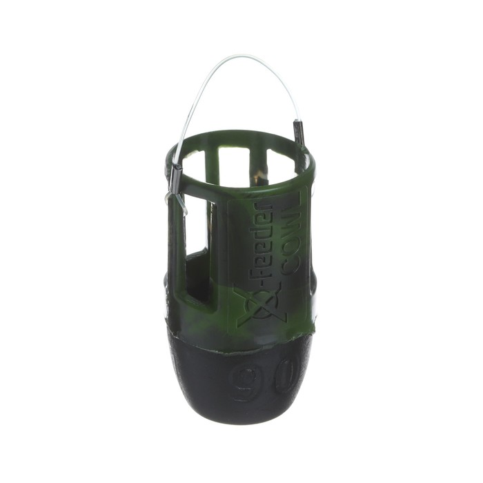 

Груз-кормушка пластиковая X-FEEDER PL CAMO BULLET COWL M, цвет камо, 90 г, 35 мл, Зеленый