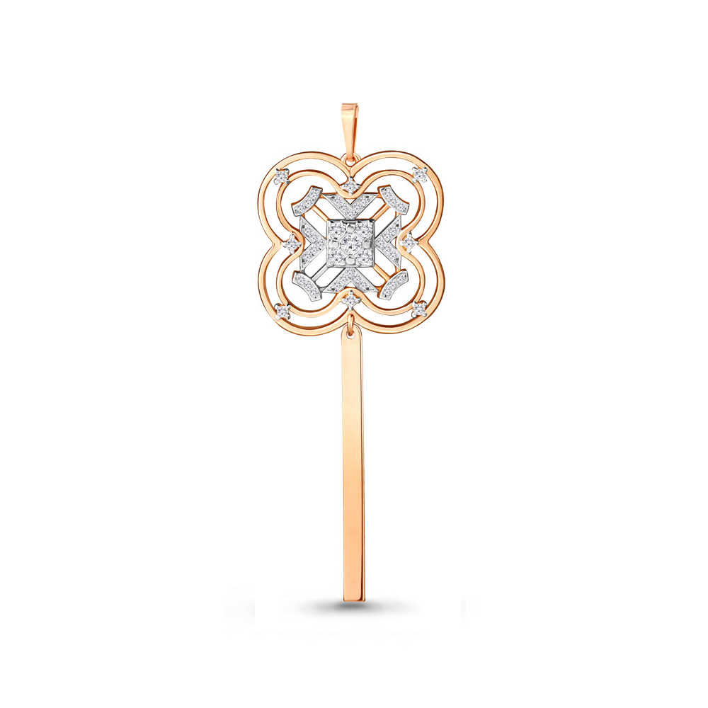 

Подвеска из серебра с фианитом Aquamarine 24255А_925_з, 24255А_925_з