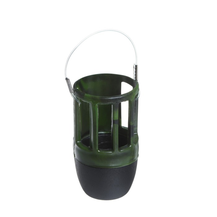 

Груз-кормушка пластиковая X-FEEDER PL CAMO BULLET COWL M, цвет камо, 80 г, 35 мл, Зеленый