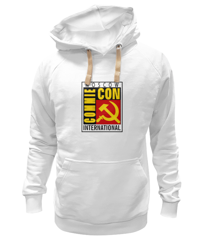 

Худи унисекс Printio Moscow commie con белое 2XL, Белый, Moscow commie con