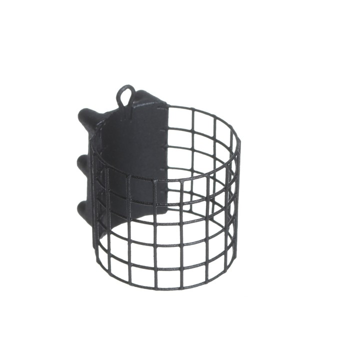 

Груз-кормушка металлическая X-FEEDER ME GRUNT M GRID, цвет Matt Black, 50 г, 28 мл, Черный