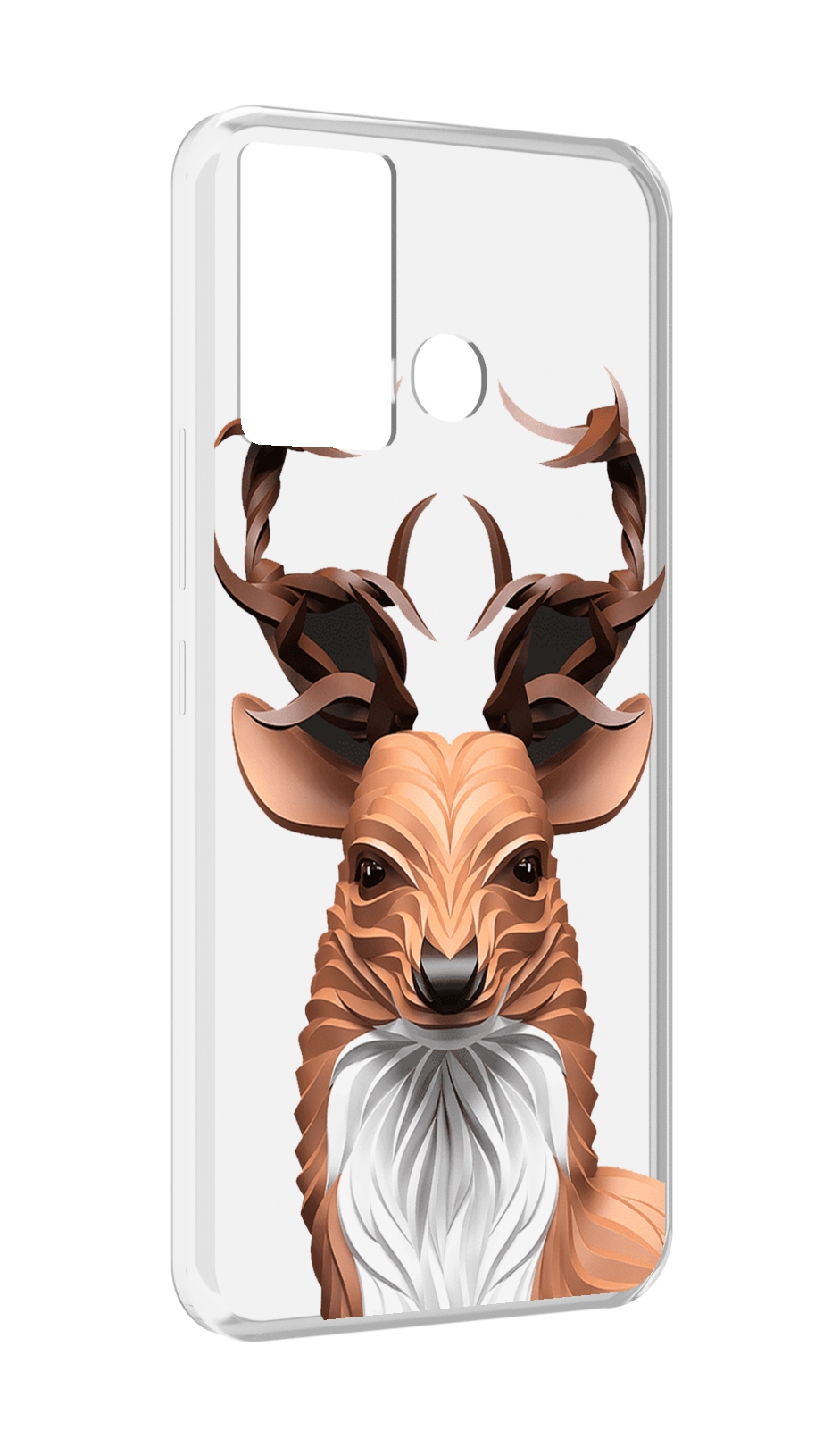 

Чехол MyPads 3D-олень для Infinix Hot 12 Play, Прозрачный, Tocco