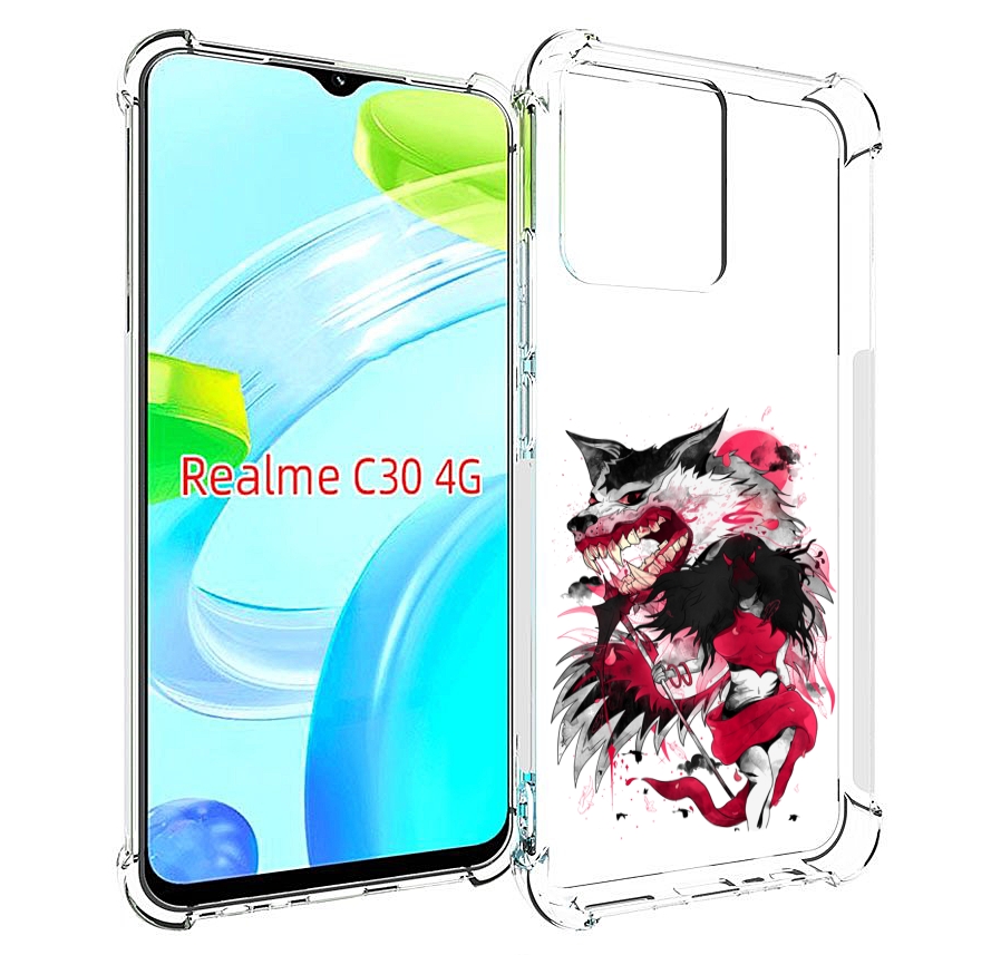 

Чехол MyPads красная шапочка для Realme C30 4G / Narzo 50i Prime, Прозрачный, Tocco