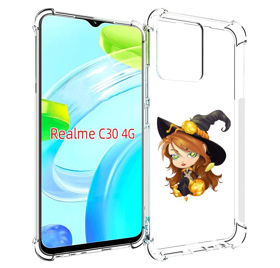 

Чехол MyPads Ведьмочка для Realme C30 4G / Narzo 50i Prime, Прозрачный, Tocco
