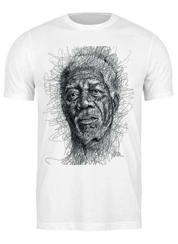 

Футболка мужская Morgan freeman Printio белая XL, Morgan freeman