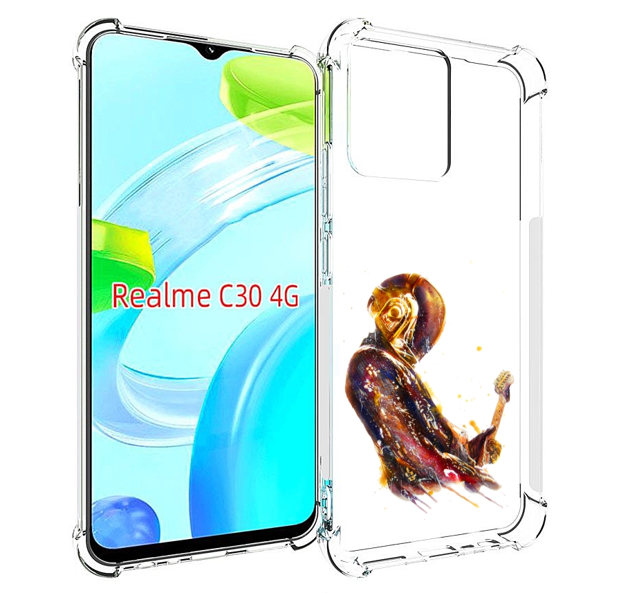

Чехол MyPads космо-музыкант для Realme C30 4G / Narzo 50i Prime, Прозрачный, Tocco