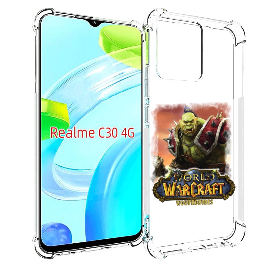 

Чехол MyPads Варкрафт для Realme C30 4G / Narzo 50i Prime, Прозрачный, Tocco