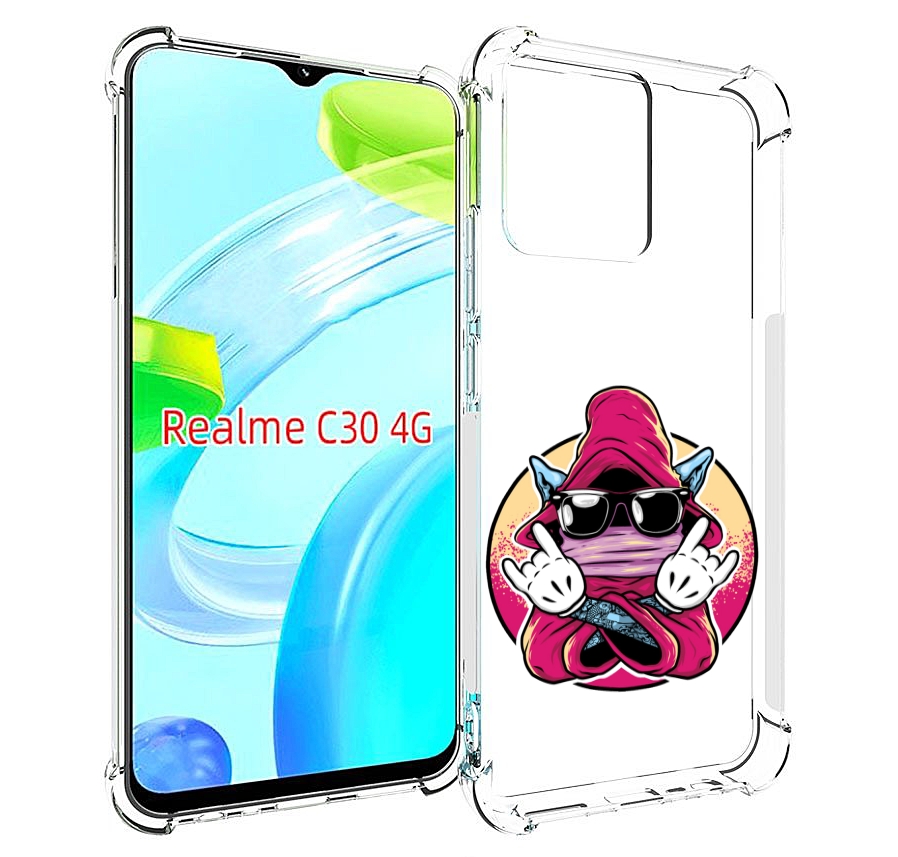 

Чехол MyPads йоу для Realme C30 4G / Narzo 50i Prime, Прозрачный, Tocco