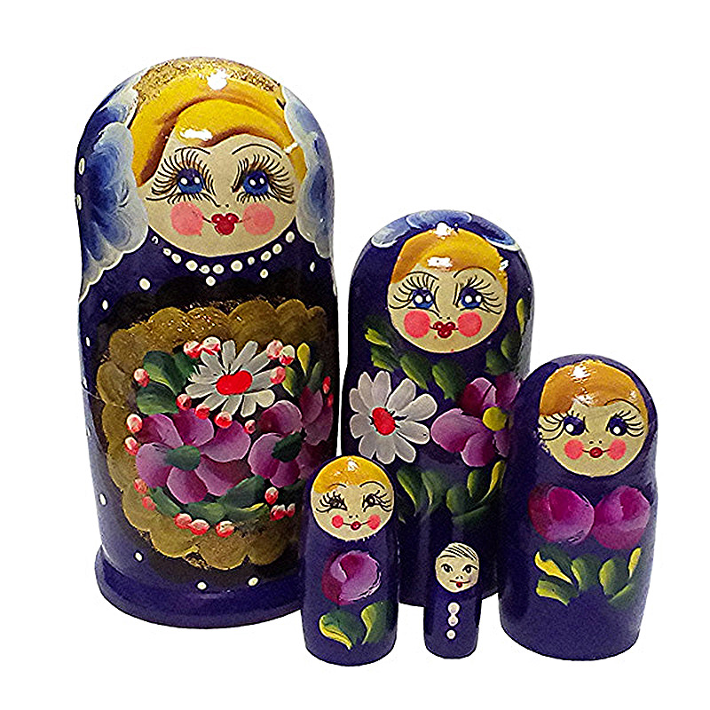 

Матрешка RNToys 5 в 1 Д 282, Матрешка 5 в 1 Д 282