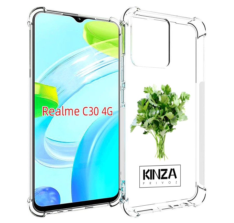 

Чехол MyPads Бренд Кинза для Realme C30 4G / Narzo 50i Prime, Прозрачный, Tocco