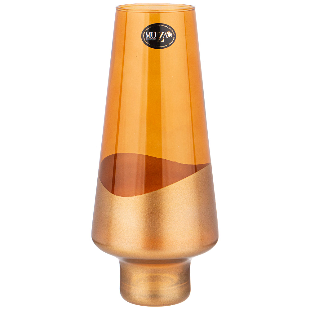

Ваза "modern gala" amber/gold 30см KSG-380-906
