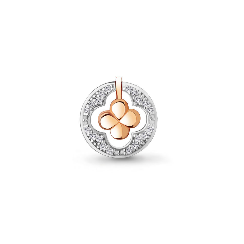 

Подвеска из серебра с фианитом Aquamarine 24250А_925_з, 24250А_925_з
