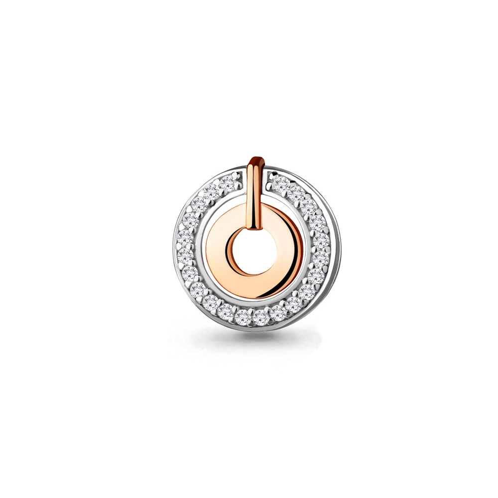 

Подвеска из серебра с фианитом Aquamarine 24248А_925_з, 24248А_925_з