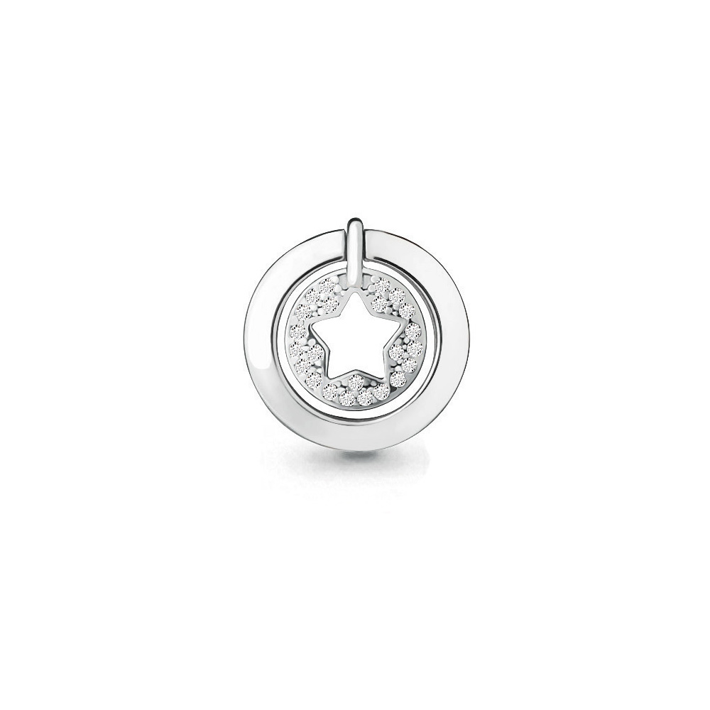 

Подвеска из серебра с фианитом Aquamarine 24247А_925_р, 24247А_925_р
