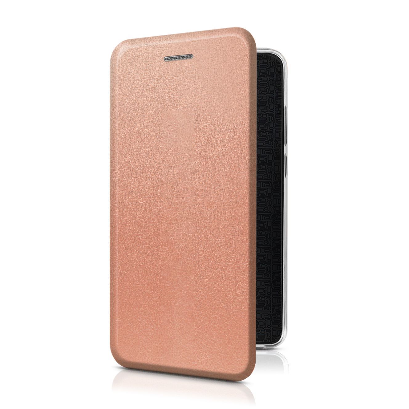 

Чехол-книжка на Oppo A5/A9 2020 из эко-кожи розовая, Розовый, FLPU-2513