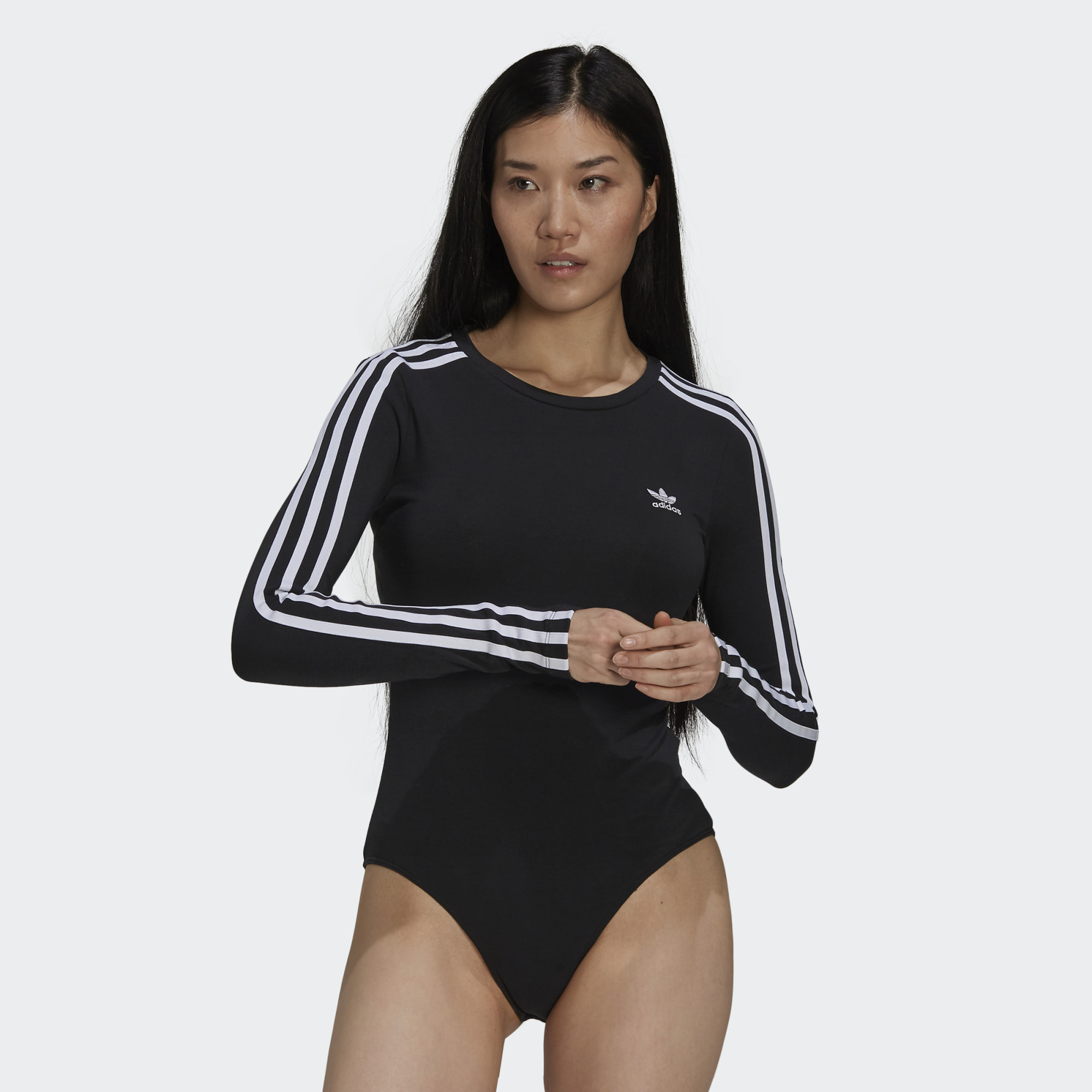 

Боди женское Adidas H35621 черное 32, H35621